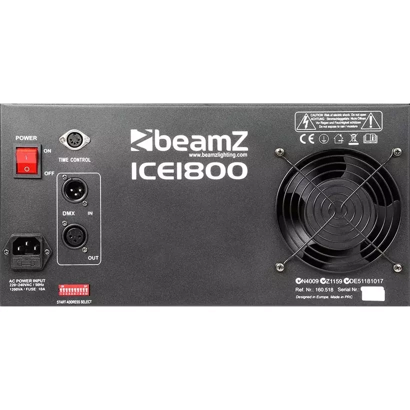 Wytwornica dymu ciężkiego BeamZ ICE1800+ płyn 5l