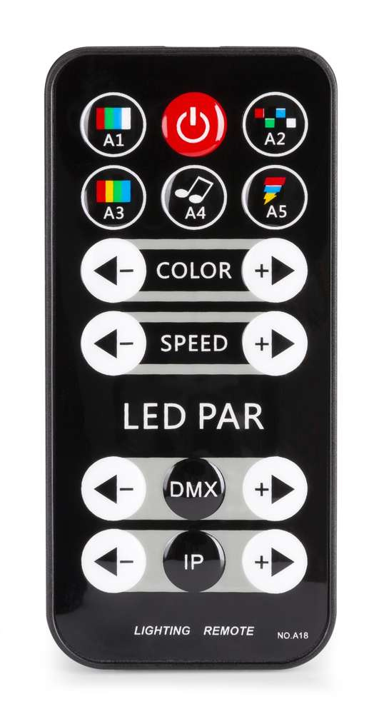 Zestaw oświetleniowy MAX Partybar11 - 4x 20W COB Par + statyw