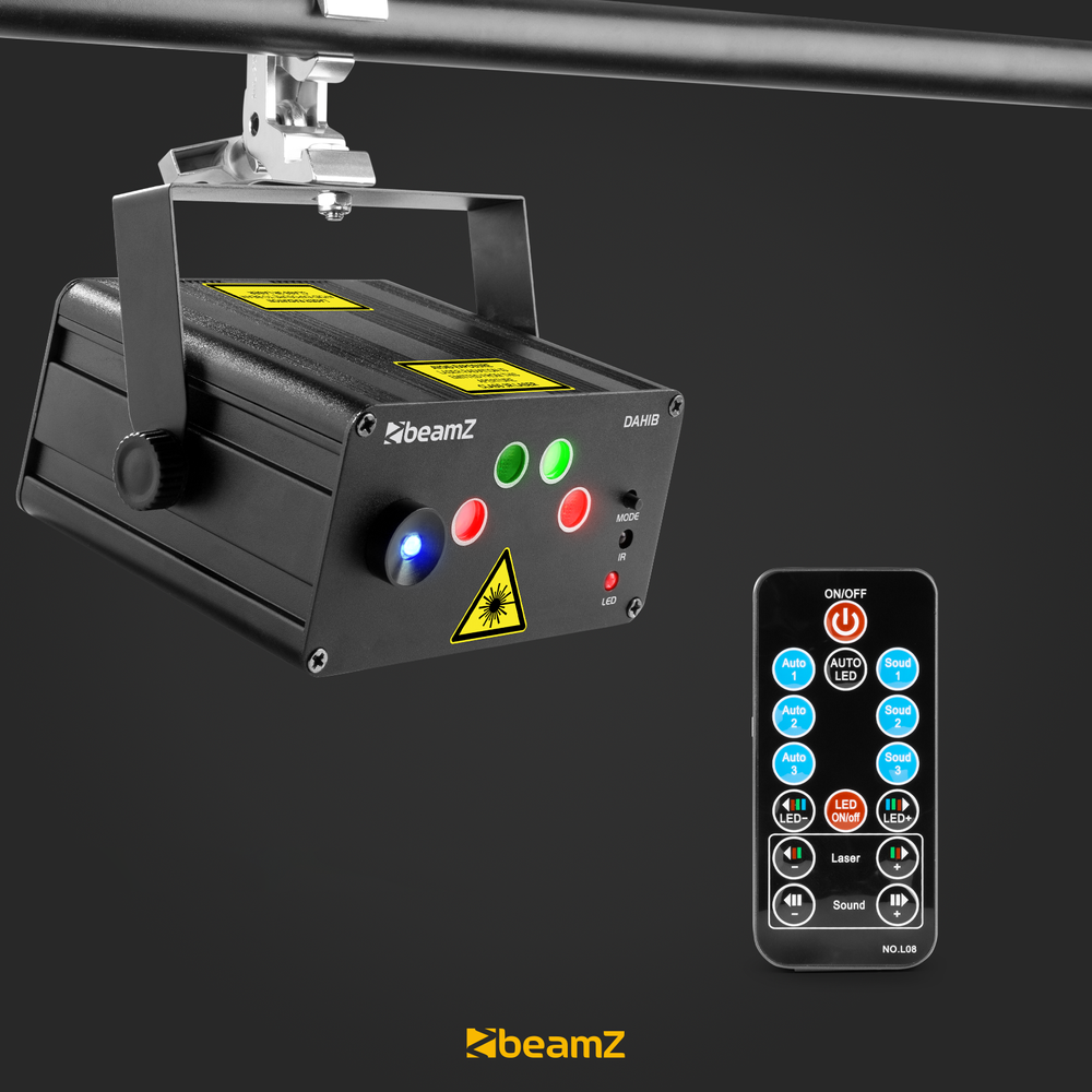 Laser Dahib Double RG Gobo z niebieską diodą LED