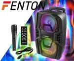 Kolumna mobilna imprezowa Fenton FT208LED karaoke z Bluetooth - 500W