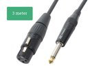 Kabel PD Connex XLR (żeński) - Jack 6.3mm 3m