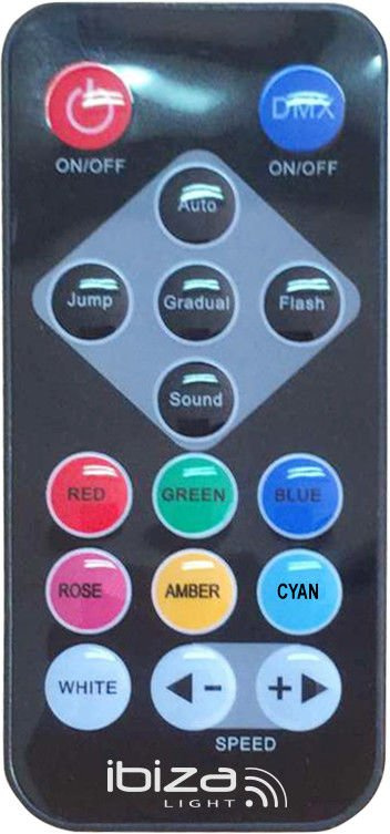 Reflektor LED Ibiza PAR-MINI-RGBW