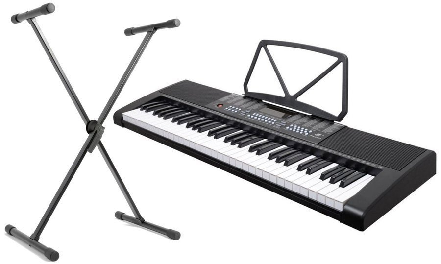 Zetaw Keyboard 61 klawiszy MAX KB4 + statyw