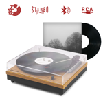 Gramofon z głośnikami RP112L Fenton BT Wood