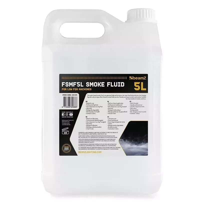 Wytwornica dymu ciężkiego BeamZ ICE1800+ płyn 5l
