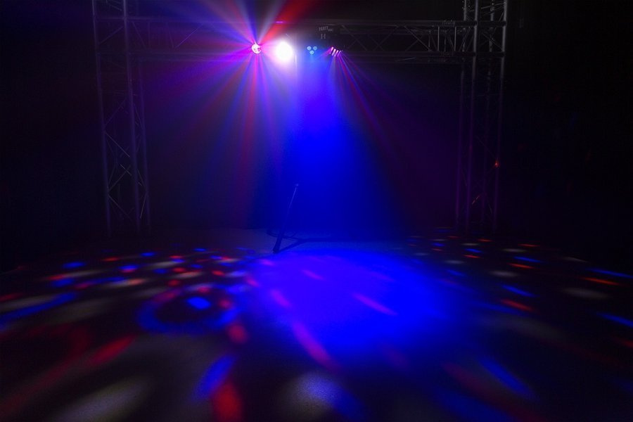 Zestaw oświetleniowy 4w1 MAX PARTYBAR09 + torba