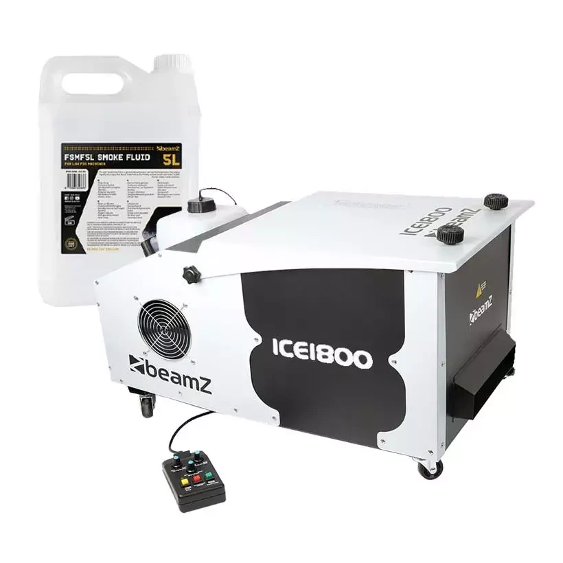 Wytwornica dymu ciężkiego BeamZ ICE1800+ płyn 5l