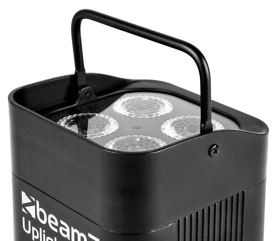 Oświetlacz Bateryjny LED Uplight BBP94W  Par 4x12W RGBWA-UV z bezprzewodowym DMX i osłoną przeciwdeszczową