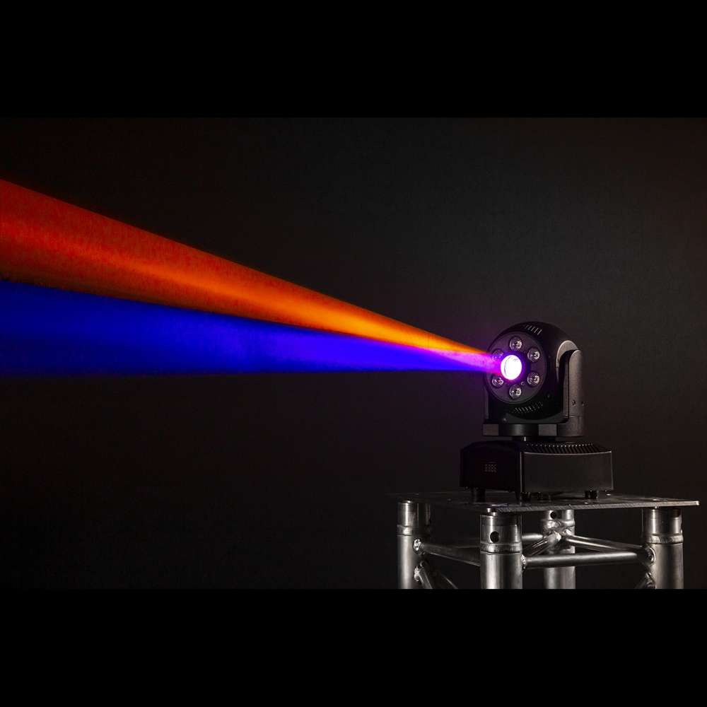 Hybrydowa ruchoma głowa LED BeamZ MHL75 - Spot (30W) / Wash (6x 8W)