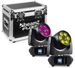 Zestaw 2x głowa ruchoma FUZE610Z WASH 6X 10W LED + Case