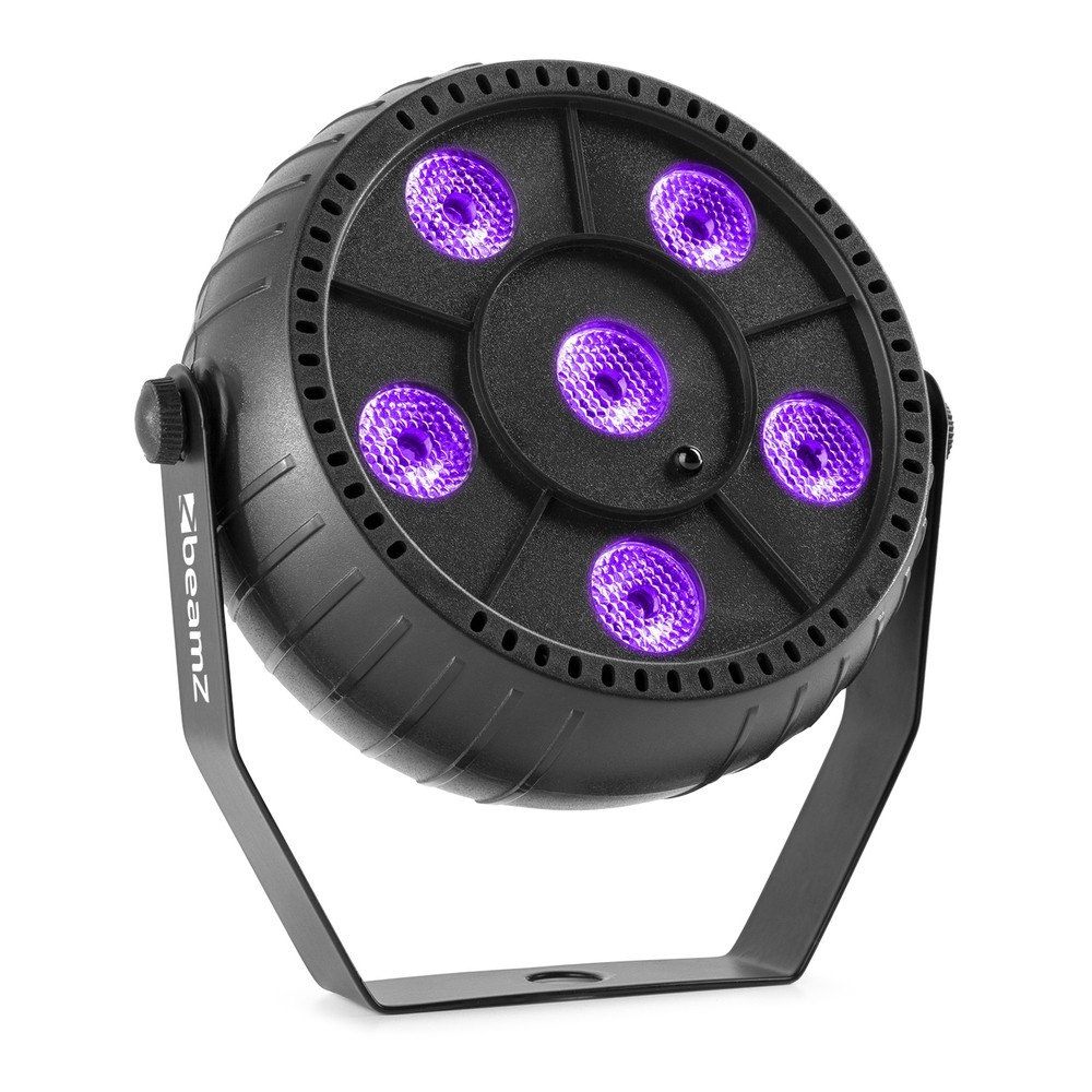 Reflektor Party Par PLP14 6x 1W UV bateryjny Beamz