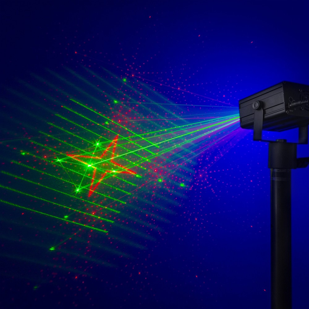 Laser Dahib Double RG Gobo z niebieską diodą LED