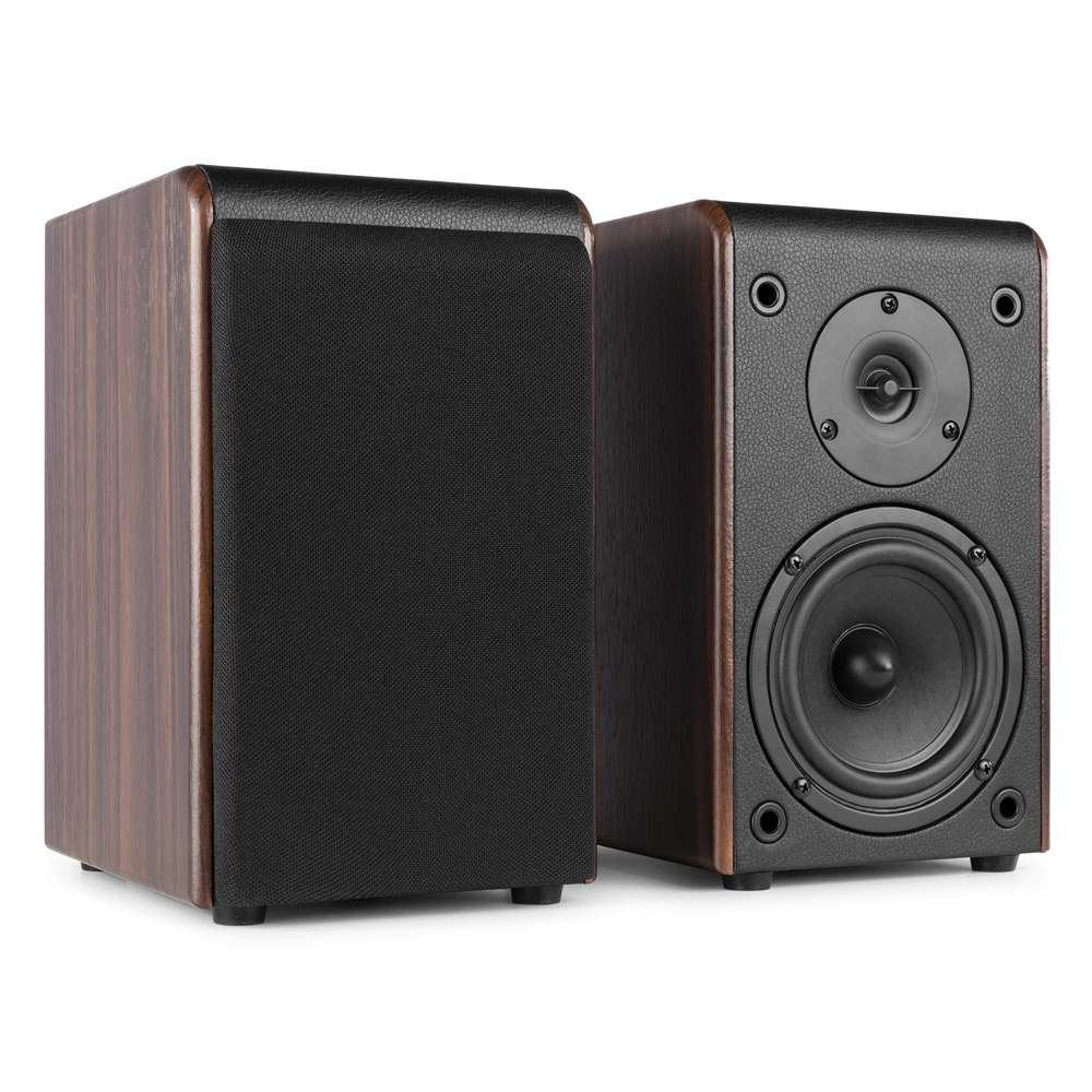 Gramofon stereo Audizio RP330D z Bluetooth i głośnikami - 100W - Brązowy+winyl gratis