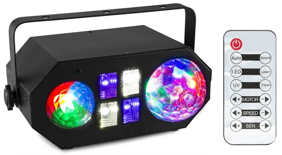 Efekt świetlny 6x 3W LED RGBW-UV Water BeamZ Ledwave