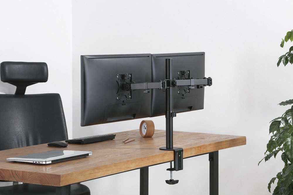 Uniwersalne ramię do monitora Audizio MAD20 na 2 ekrany od 13'' do 32''