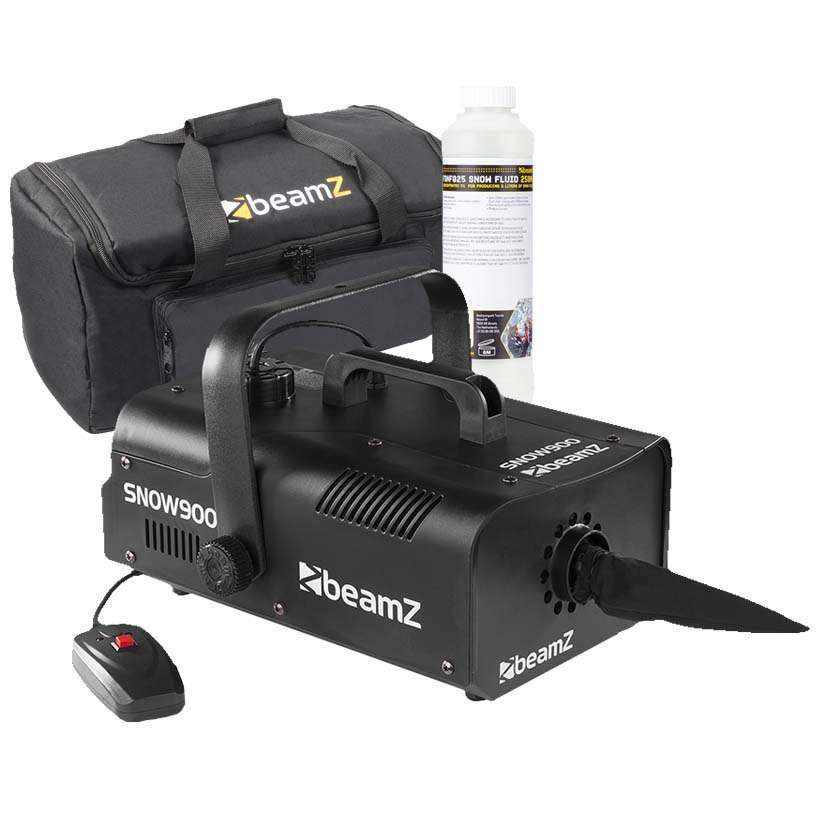 ZESTAW Wytwornica śniegu SNOW900 BeamZ + płyn 1L + torba