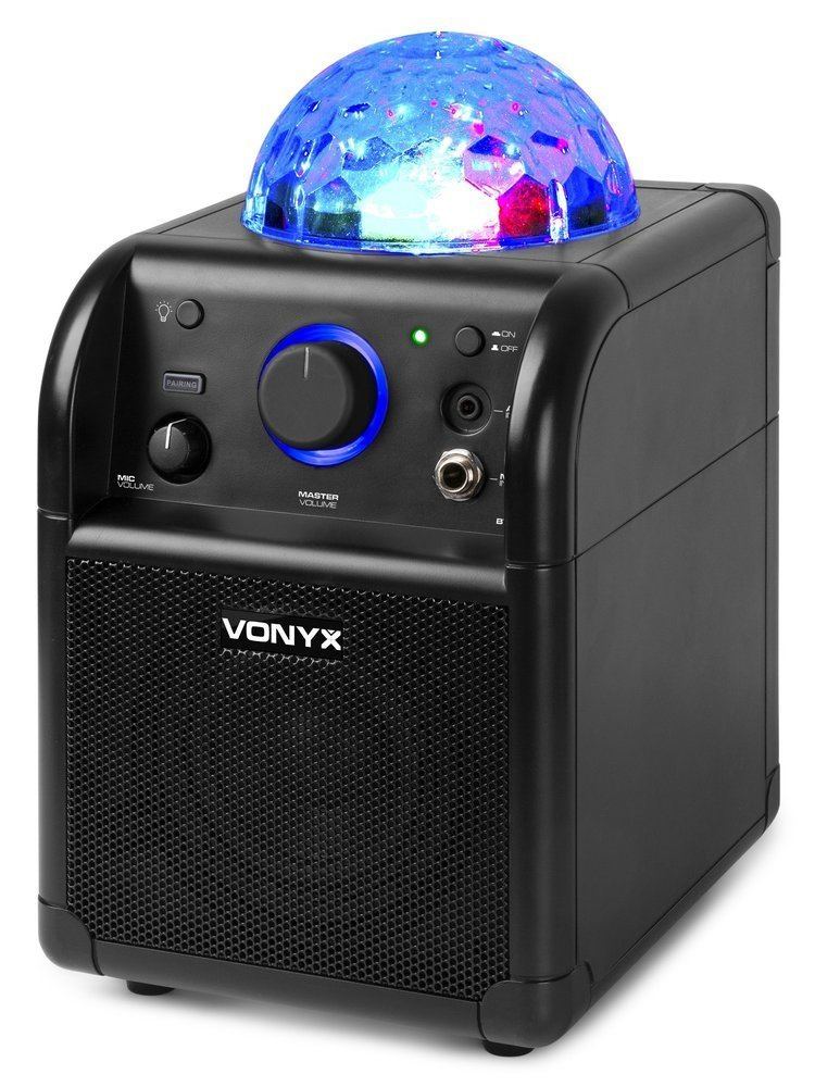 Głośnik karaoke kula LED SBS50B BT czarny