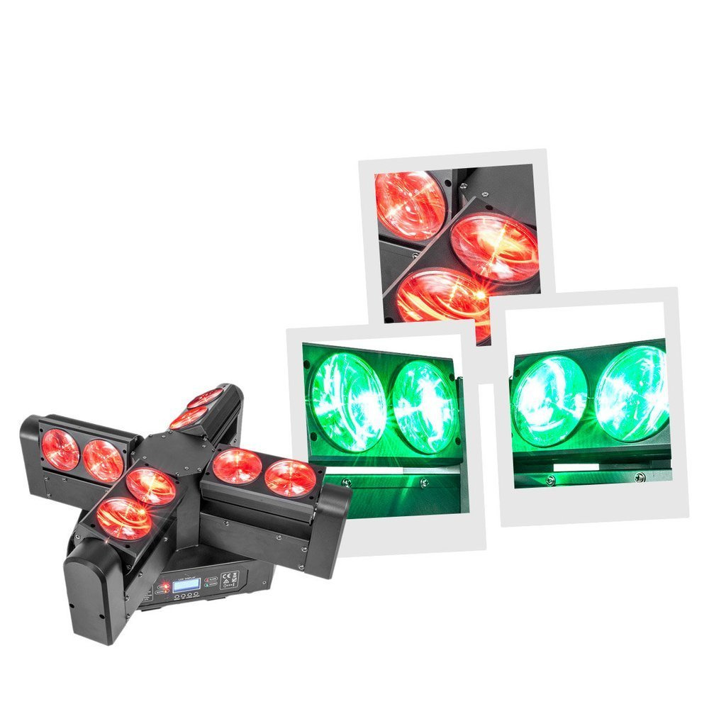 Efekt świetlny, reflektor ruchomy 8x12W 4w1 LED RGBW AFX BLADE8-FX 