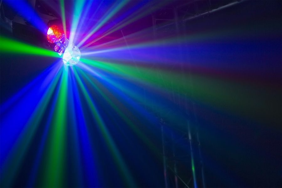 Efekt świetlny 6x 3W LED RGBW-UV Water BeamZ Ledwave
