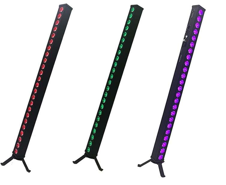 Belka oświetleniowa BBB243 oświetlacz bateryjny LED Bar 24x3W RGB 3-w-1