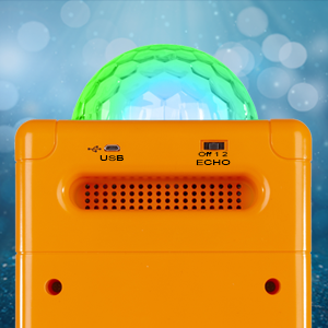 Zestaw karaoke z mikrofonem, bluetooth i efektem świetlnym Vonyx SBS50L