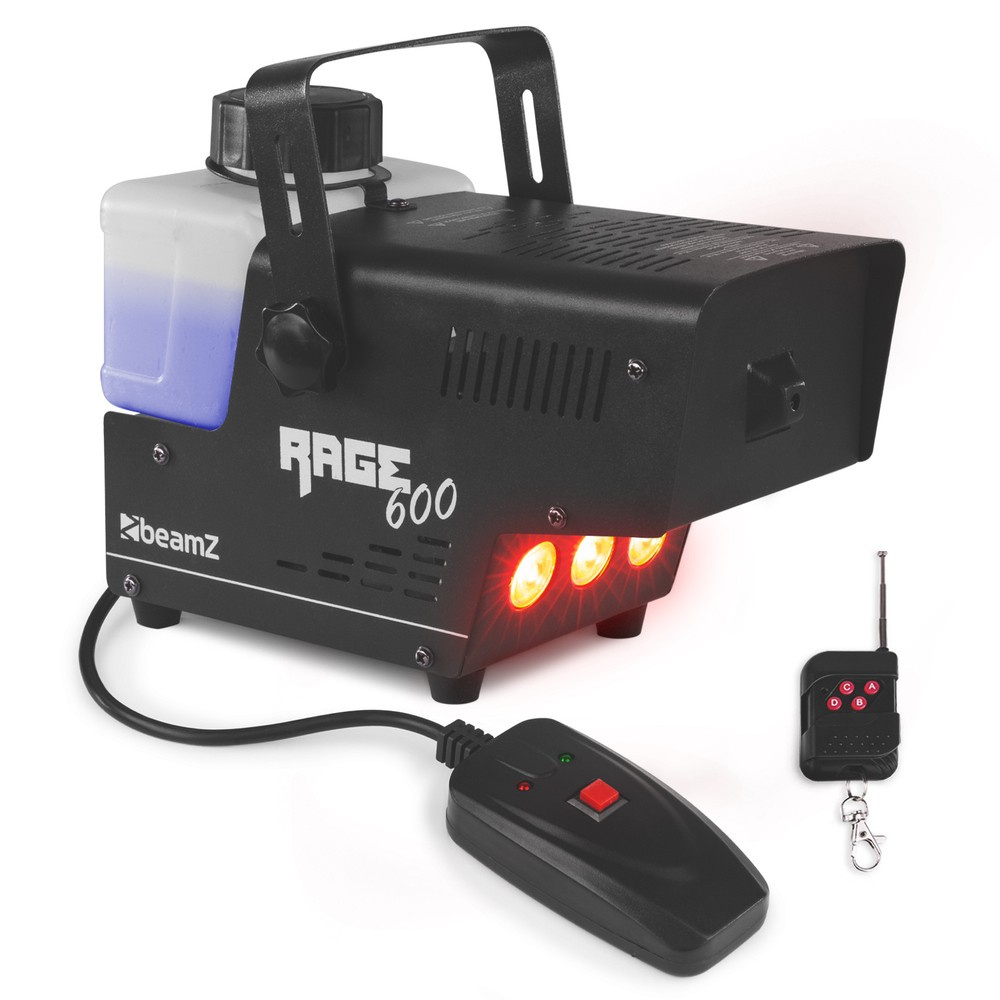 Wytwornica dymu z efektem LED BeamZ Rage 600LED