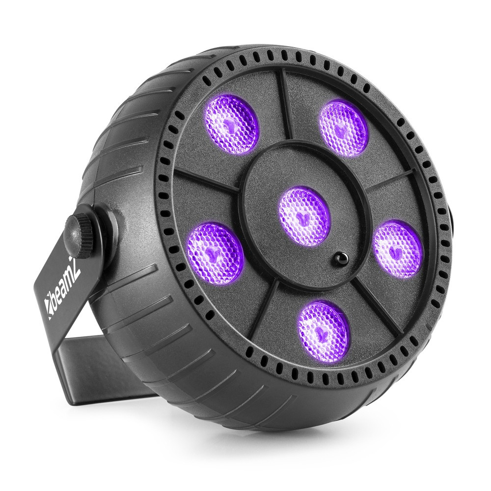 Reflektor Party Par PLP14 6x 1W UV bateryjny Beamz