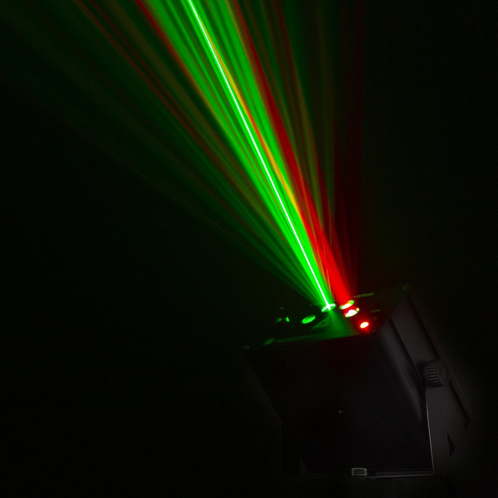 Laser Dahib Double RG Gobo z niebieską diodą LED
