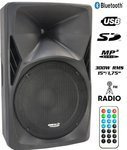 Kolumna aktywna USB/SD/FM/BT 15"/38cm 600W BST PH15-BT