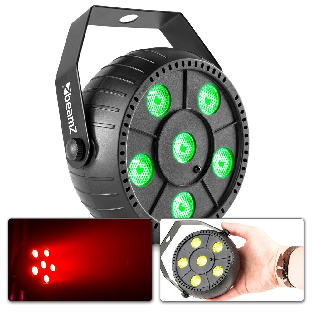 Reflektor Party Par bateryjny 6X 2W RGB Beamz