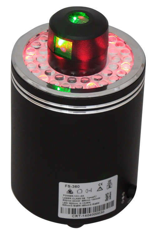 Laser czerwony i zielony z 18x LED RBB LAS360RG-FIREFLY Ibiza Light