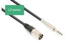 Kabel audio Vonyx XLR (m) do gniazda stereo 6,3 mm - 1,5 metra