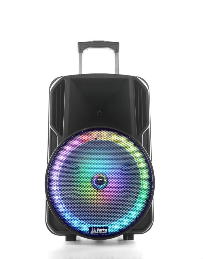 Kolumna mobilna LED 15''/38cm USB BT MIC FM PARTY-15RGB