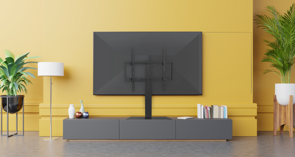 Stojak na telewizor TTTS40 ze szklaną podstawką 32”- 55”