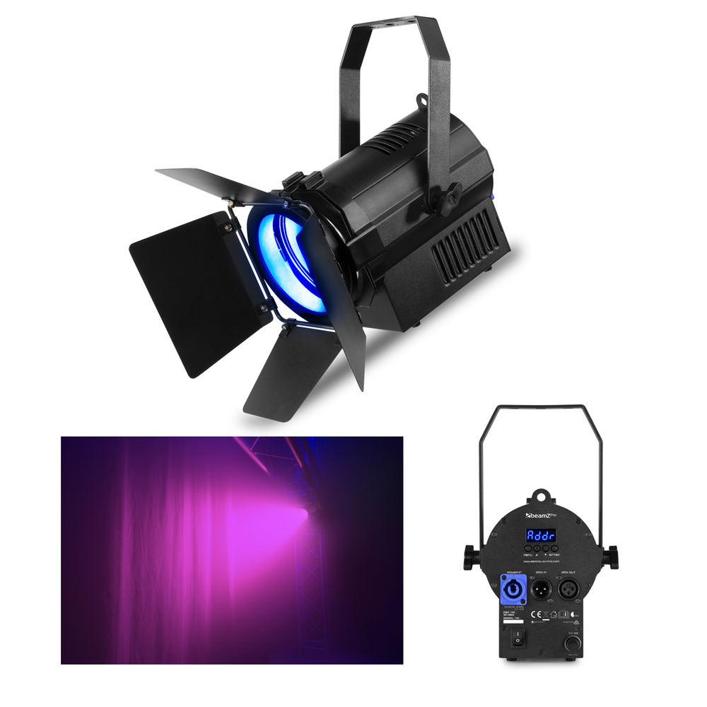  Reflektor BeamZ Professional BTF440Z mini-fresnel zoom 4x 40W LED RGBW