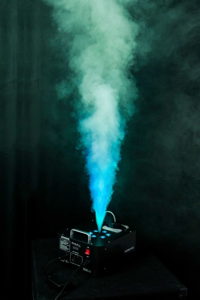 Wytwornica dymu pionowego z LED Ibiza FOG900-RGB