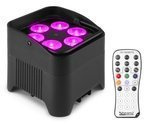 Oświetlacz Bateryjny LED BBP96S Uplight Par 6x12W RGBWA-UV z bezprzewodowym DMX