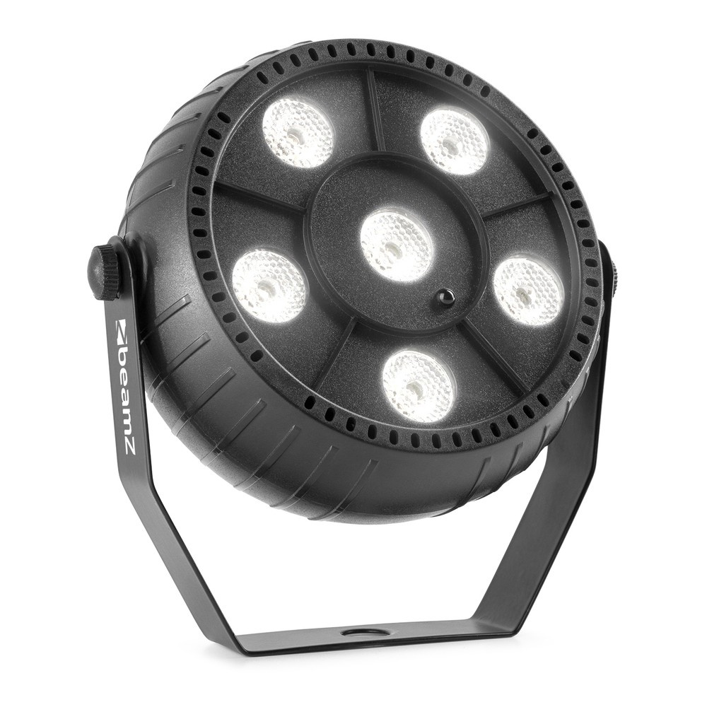 Reflektor bateryjny Strobo PLP12 Party Par 6x 1W Biały Beamz