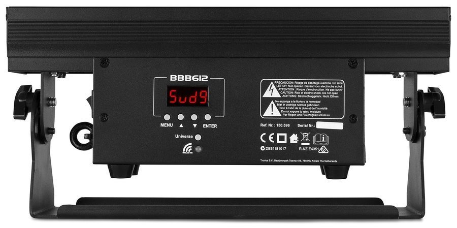 Belka oświetleniowa BBB612  LED Uplight Bar 6x12W RGBAW-UV 6-w-1 DMX