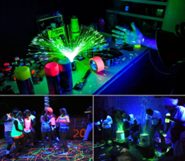 Reflektor Party Par PLP14 6x 1W UV bateryjny Beamz