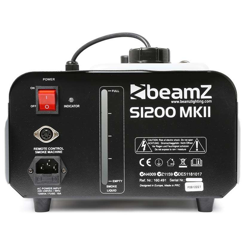 Wytwornica dymu S1200 MKII 1200W BeamZ