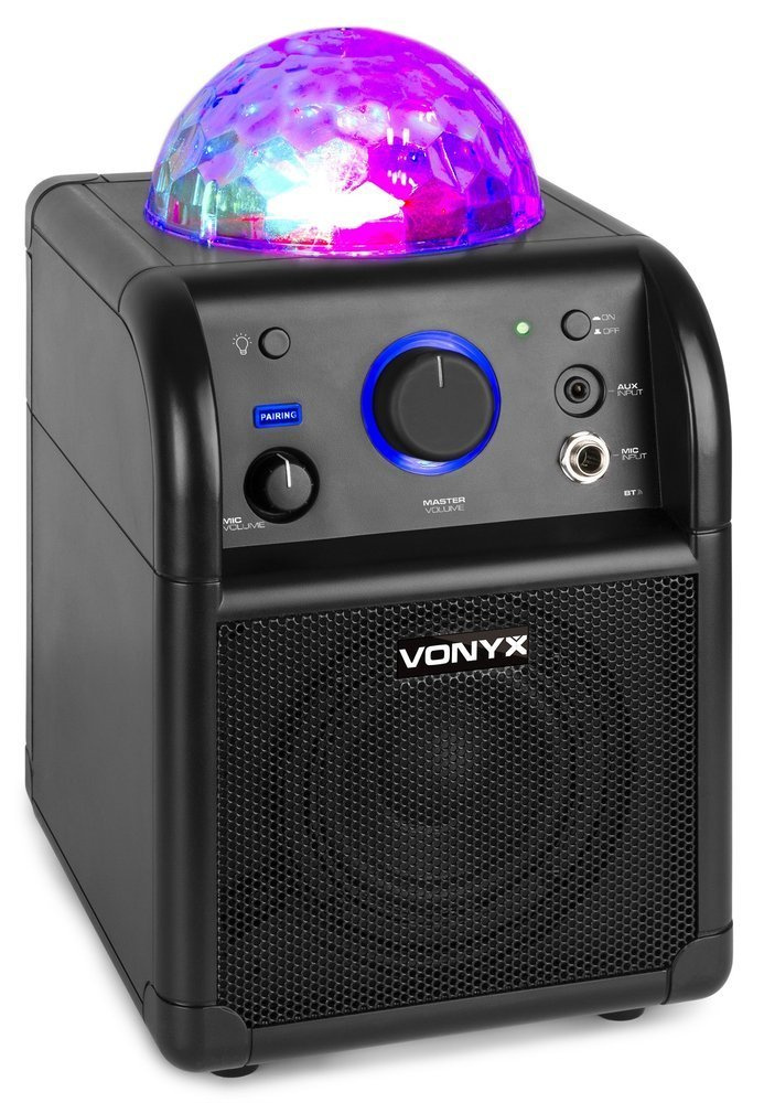 Głośnik karaoke kula LED SBS50B BT czarny