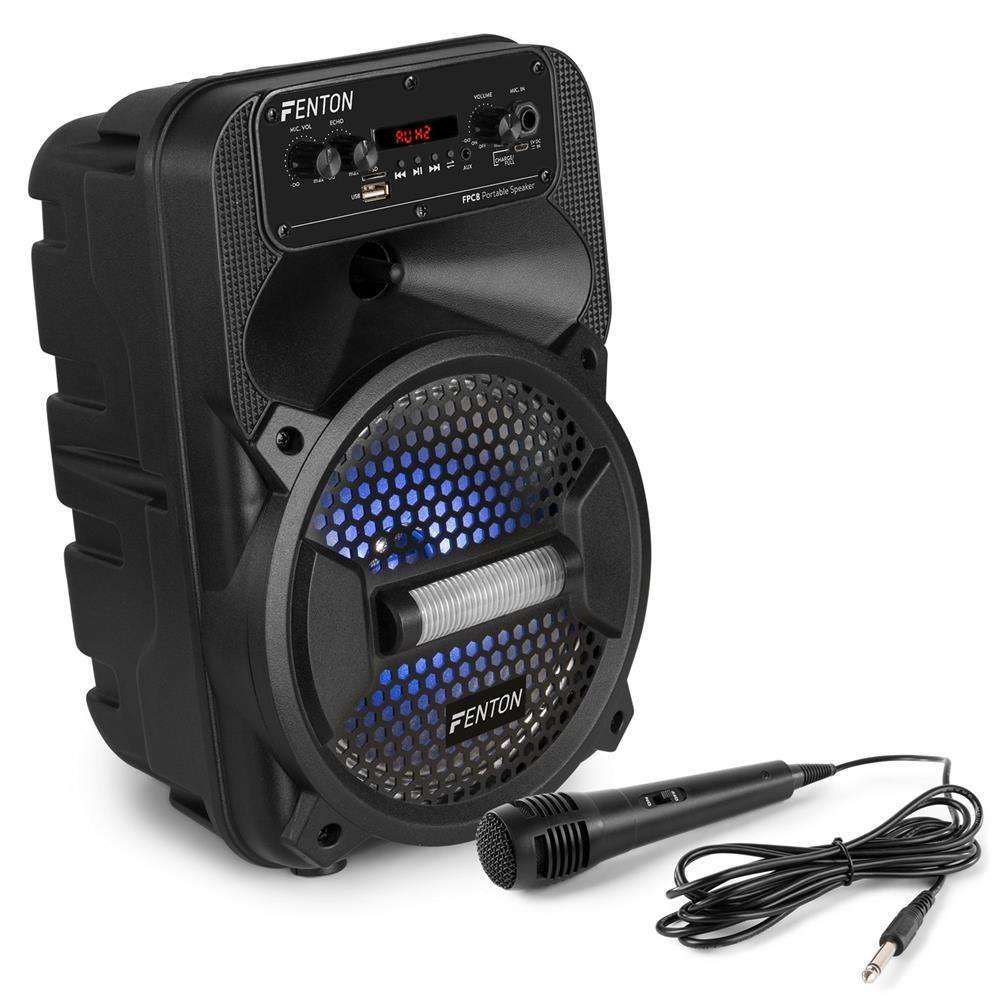 Nagłośnienie mobilne BOOMBOX FPC8 8'' PARTY akumulator 