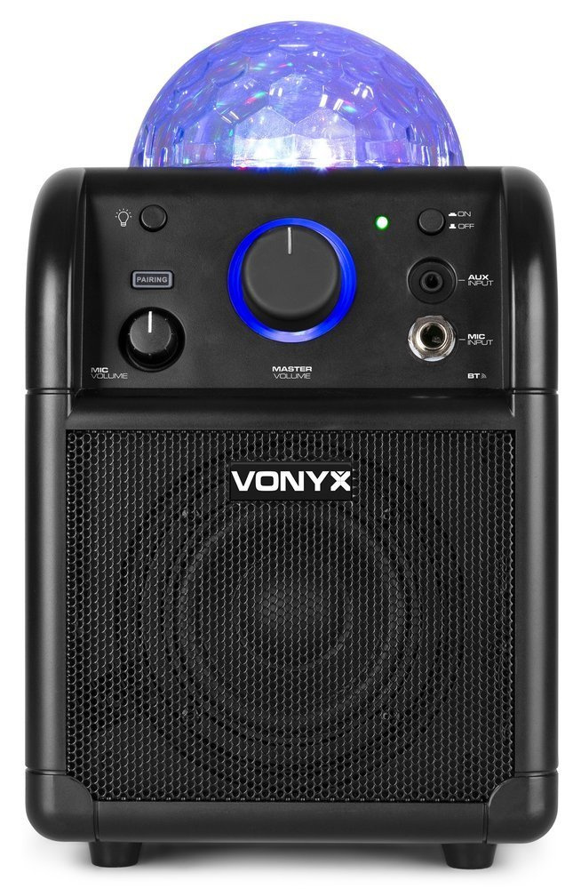 Głośnik karaoke kula LED SBS50B BT czarny