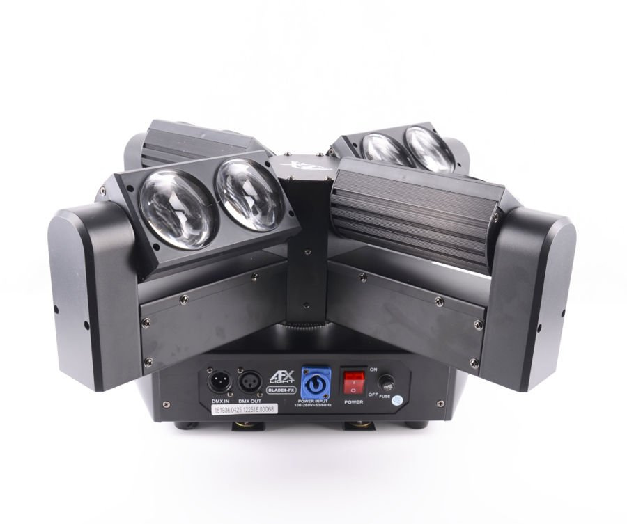 Efekt świetlny, reflektor ruchomy 8x12W 4w1 LED RGBW AFX BLADE8-FX 