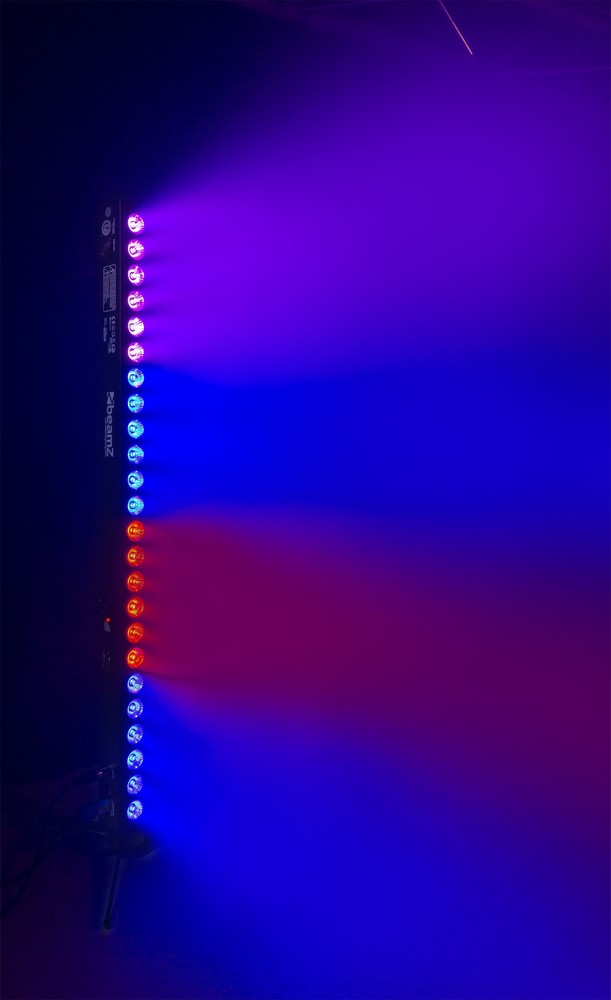 Belka oświetleniowa BBB243 oświetlacz bateryjny LED Bar 24x3W RGB 3-w-1
