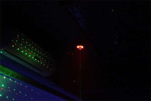 Laser czerwony i zielony z 18x LED RBB LAS360RG-FIREFLY Ibiza Light