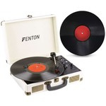 Gramofon w walizce z BT i głośnikami kremowy RP115G Fenton