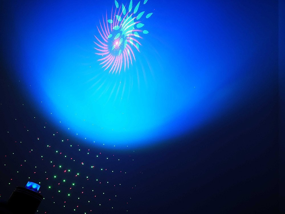 Laser czerwony i zielony z 18x LED RBB LAS360RG-FIREFLY Ibiza Light