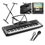 Zetaw Keyboard 61 klawiszy MAX KB4 + statyw